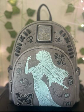 Loungefly Disney The Nightmare Before Christmas Sally Icons Mini Backpack
